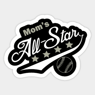 Mom's All-Star Sticker